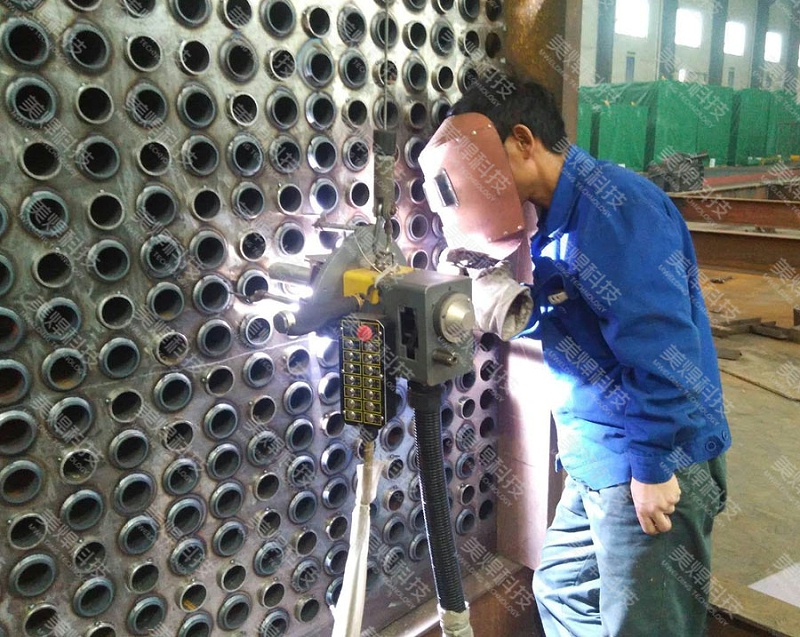 全位置管板焊接设备应用于浙江换热器行业项目(图4) 全位置管板焊接设备应用于浙江换热器行业项目(图4)