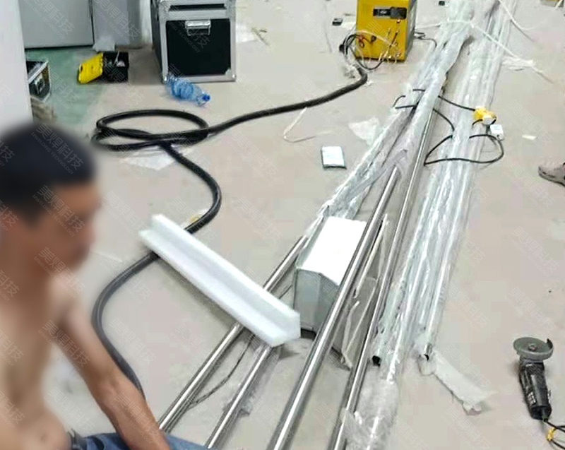 美焊MWF系列封闭式管管管焊机应用于湖北医药管道工程项目(图2) 美焊MWF系列封闭式管管管焊机应用于湖北医药管道工程项目(图2)