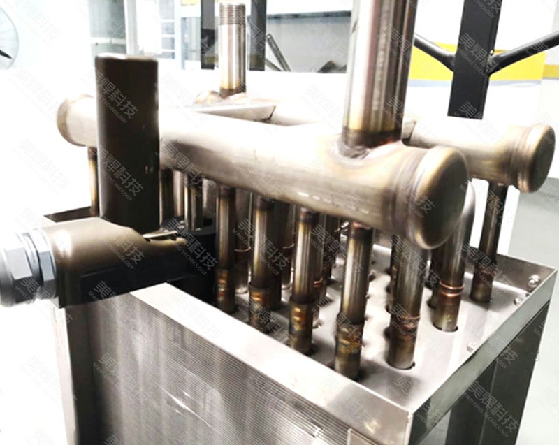 换热器U形管焊接设备应用于江苏省制冷行业项目(图1)