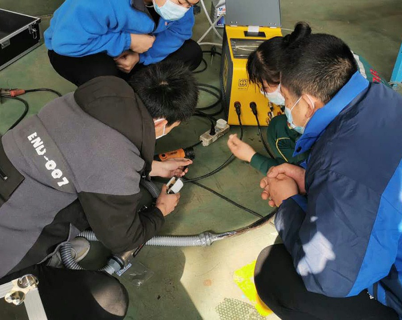 换热器U形管焊接设备应用于山东滨州制冷行业项目(图3)