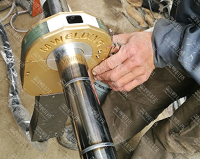 封闭式管管焊机 管道自动焊接机 应用于甘肃生物发酵行业项目(图1) 封闭式管管焊机 管道自动焊接机 应用于甘肃生物发酵行业项目(图1)