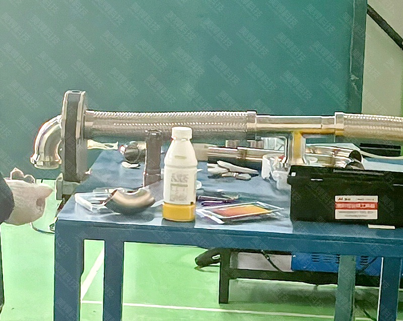 美焊MWF系列管管自动焊机，应用于广东液压流体行业项目(图4)