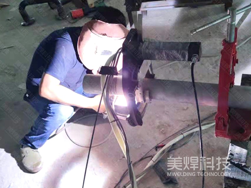 美焊MWG系列开放式管道自动焊机应用于广东省管道行业项目(图2)