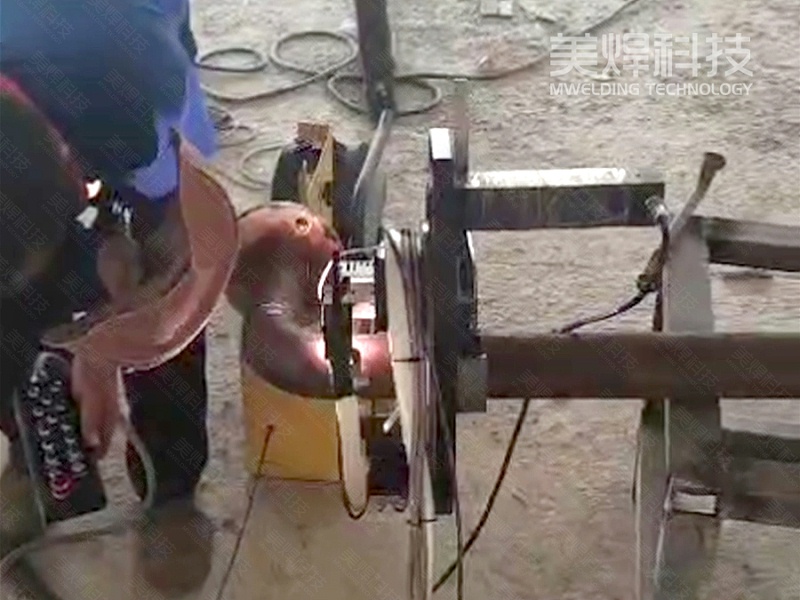 美焊MWG系列开放式管道自动焊机应用于广东省管道行业项目(图1)
