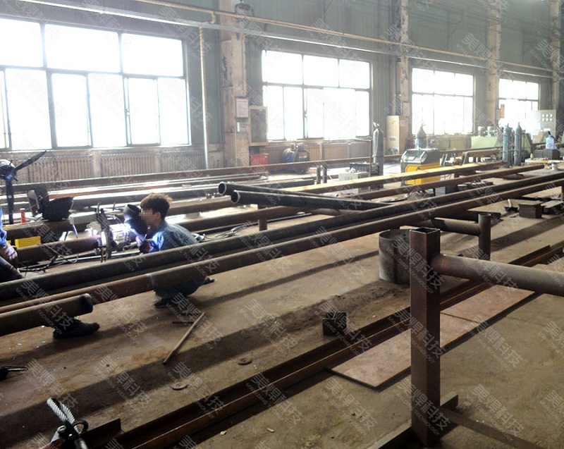 开放式管管焊接设备应用于江苏石油管道行业项目(图1)