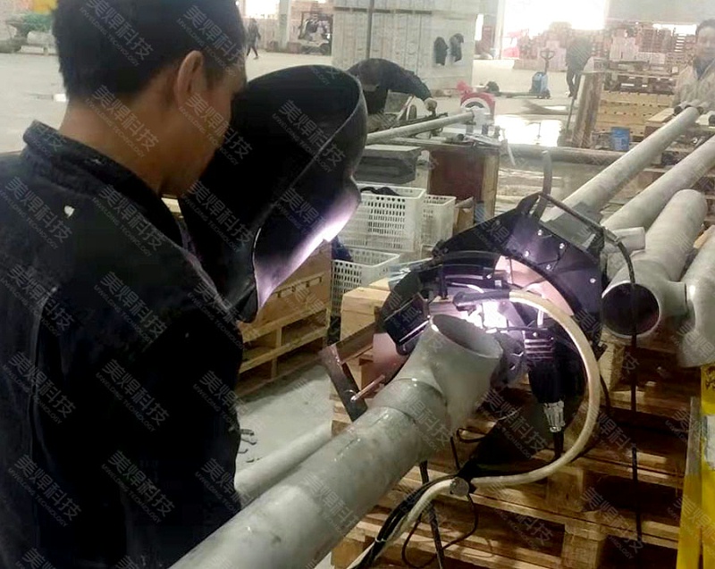 开放式管管焊接设备应用于四川成都石油化工行业项目(图1) 开放式管管焊接设备应用于四川成都石油化工行业项目(图1)