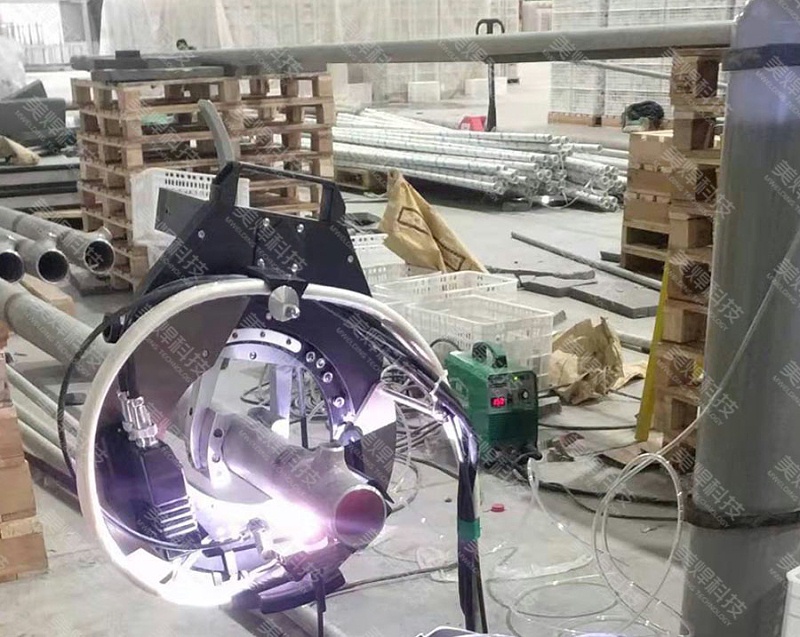 开放式管管焊接设备应用于四川成都石油化工行业项目(图2) 开放式管管焊接设备应用于四川成都石油化工行业项目(图2)